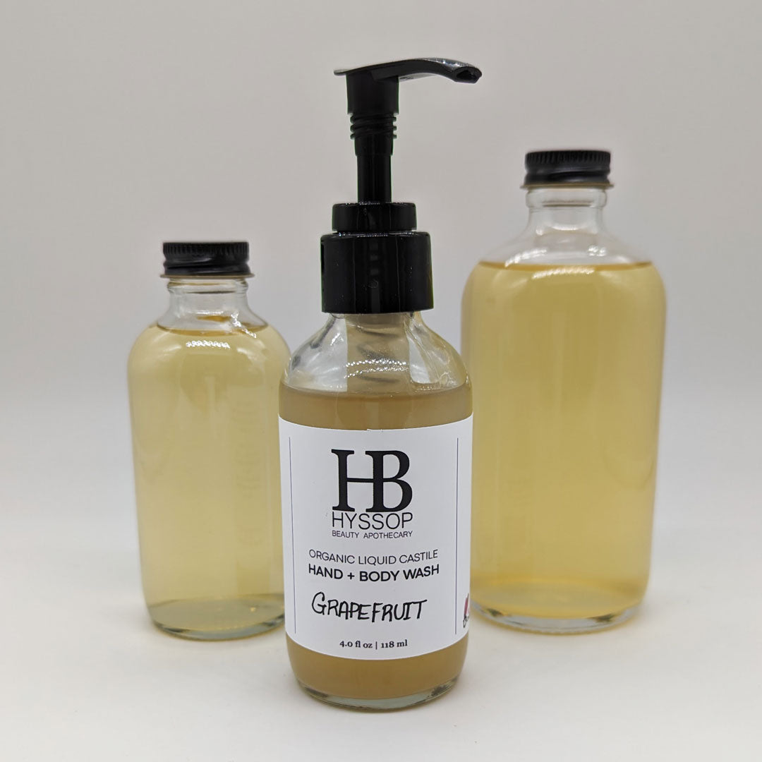 Organic Liquid Castile Hand + Body Wash / Soap - Concordia Style Boutique