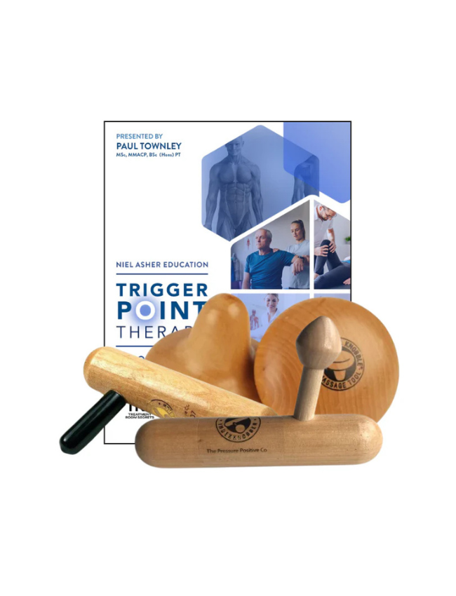 NAT Trigger Point Therapy Certification Course (19 hrs) + 4 Wood Crafted Pressure Tools - Concordia Style Boutique