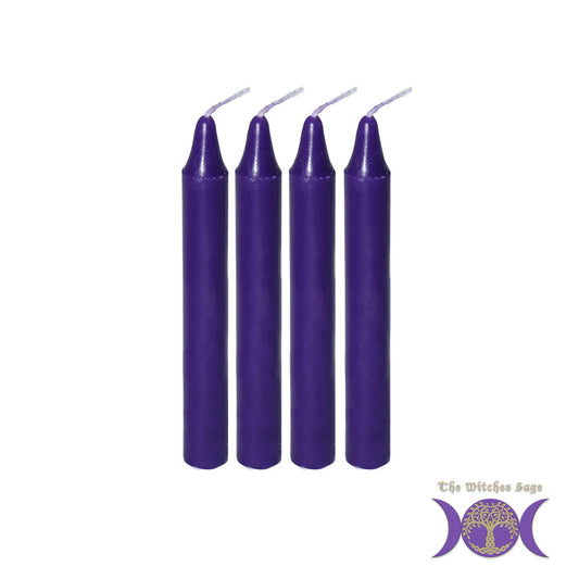 Mini Ritual Candle - Purple (Set of 4) - Concordia Style Boutique