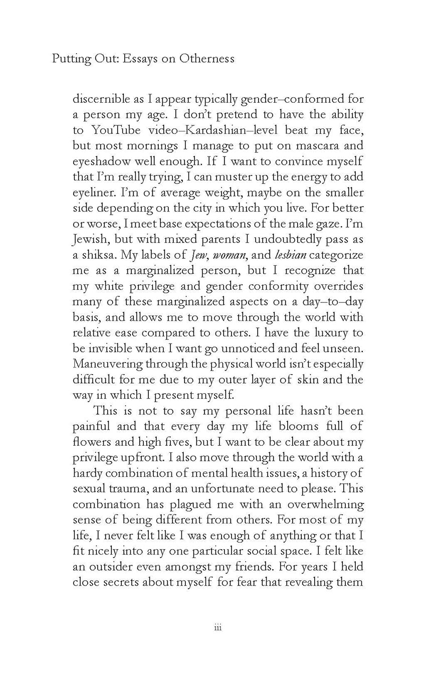 Putting Out: Essays on Otherness