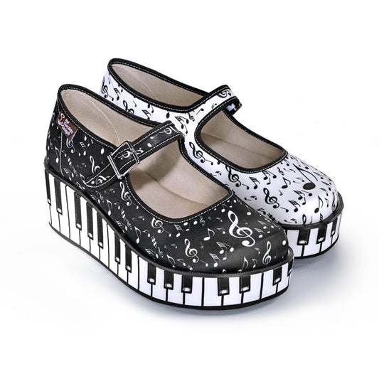 Chocolaticas® Thank You Music Women's Mary Jane Platform - Concordia Style Boutique