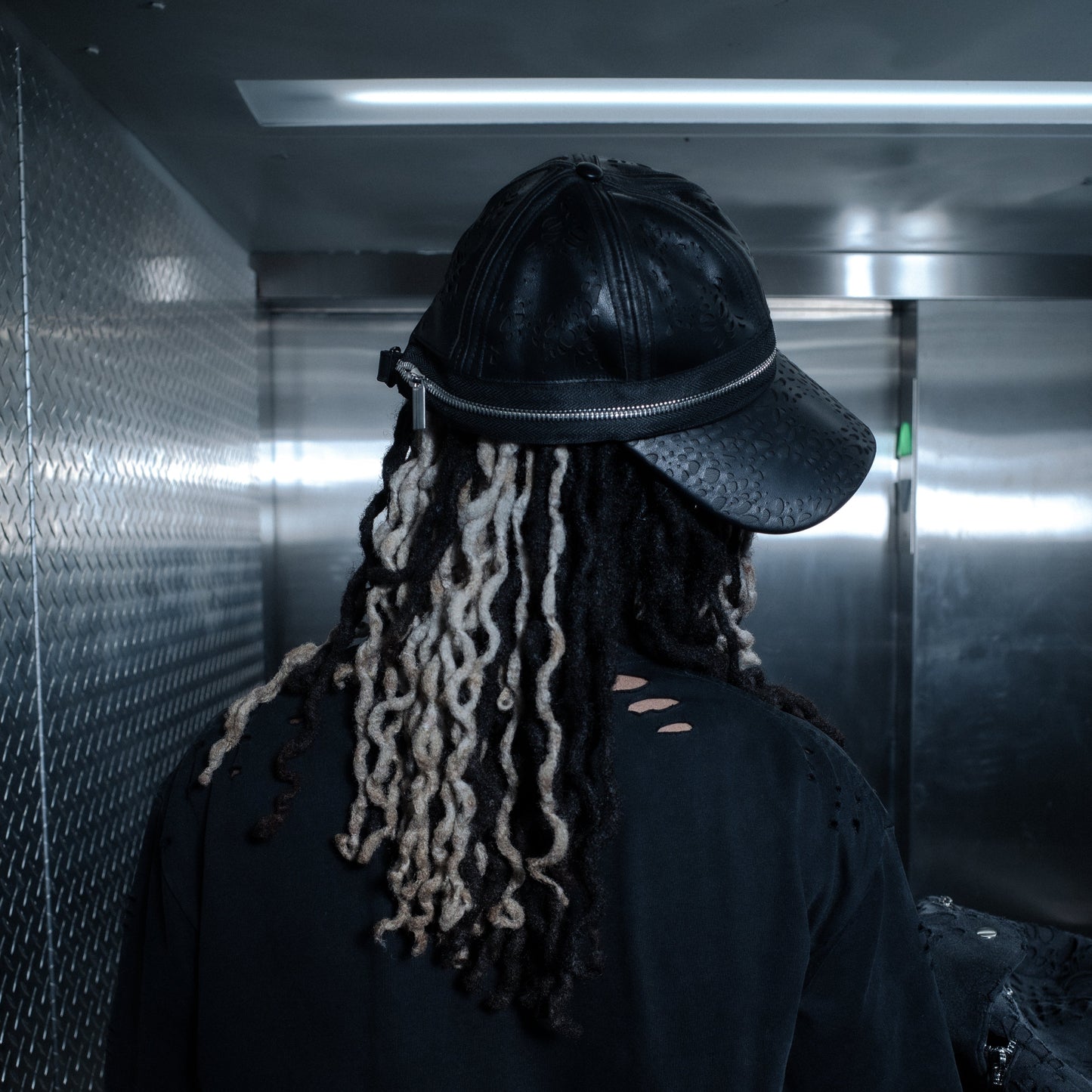 BL BURNEDWEB LEATHER 360° ZIPPER CAP