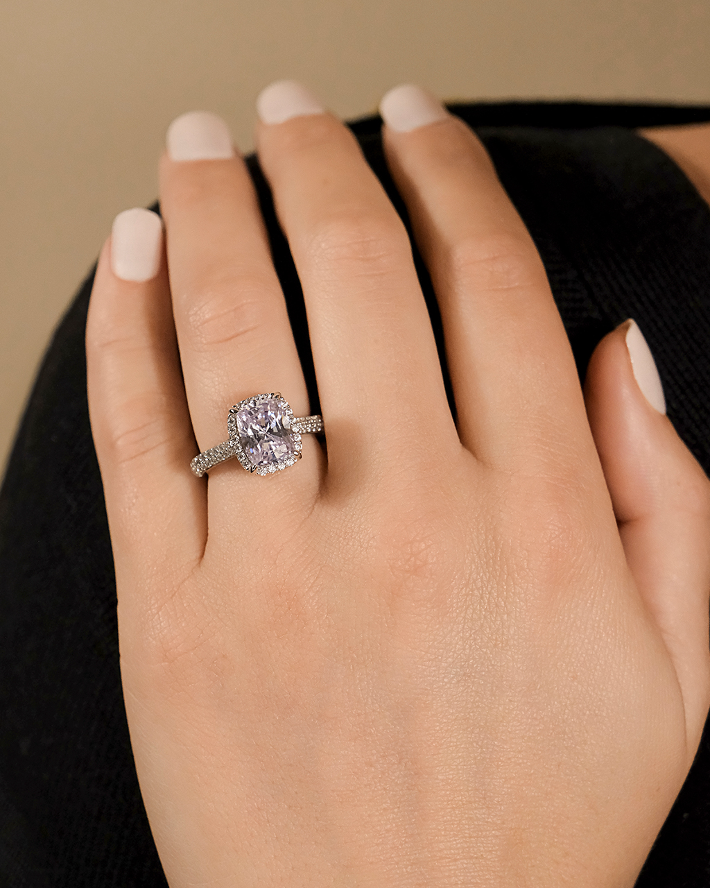 Sterling Silver Jessa CZ Radiant Ring - Concordia Style Boutique