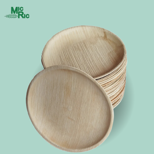 Palm leaf  6 Inch Round Plate (600 Pack) 0.25 each