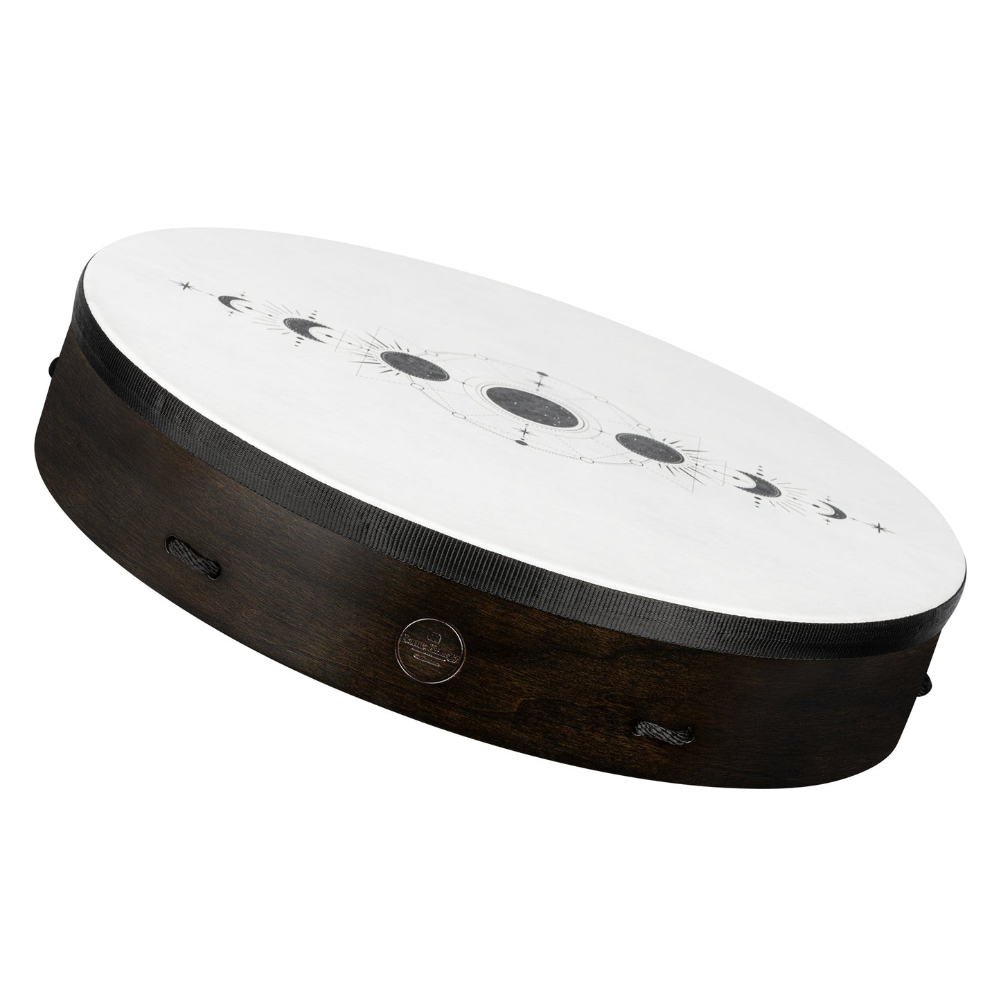 18" Ritual Drum, Moon Phases, True Feel Synthetic Head