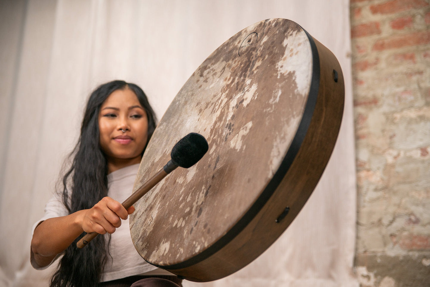 22" Ritual Drum, Goat Head