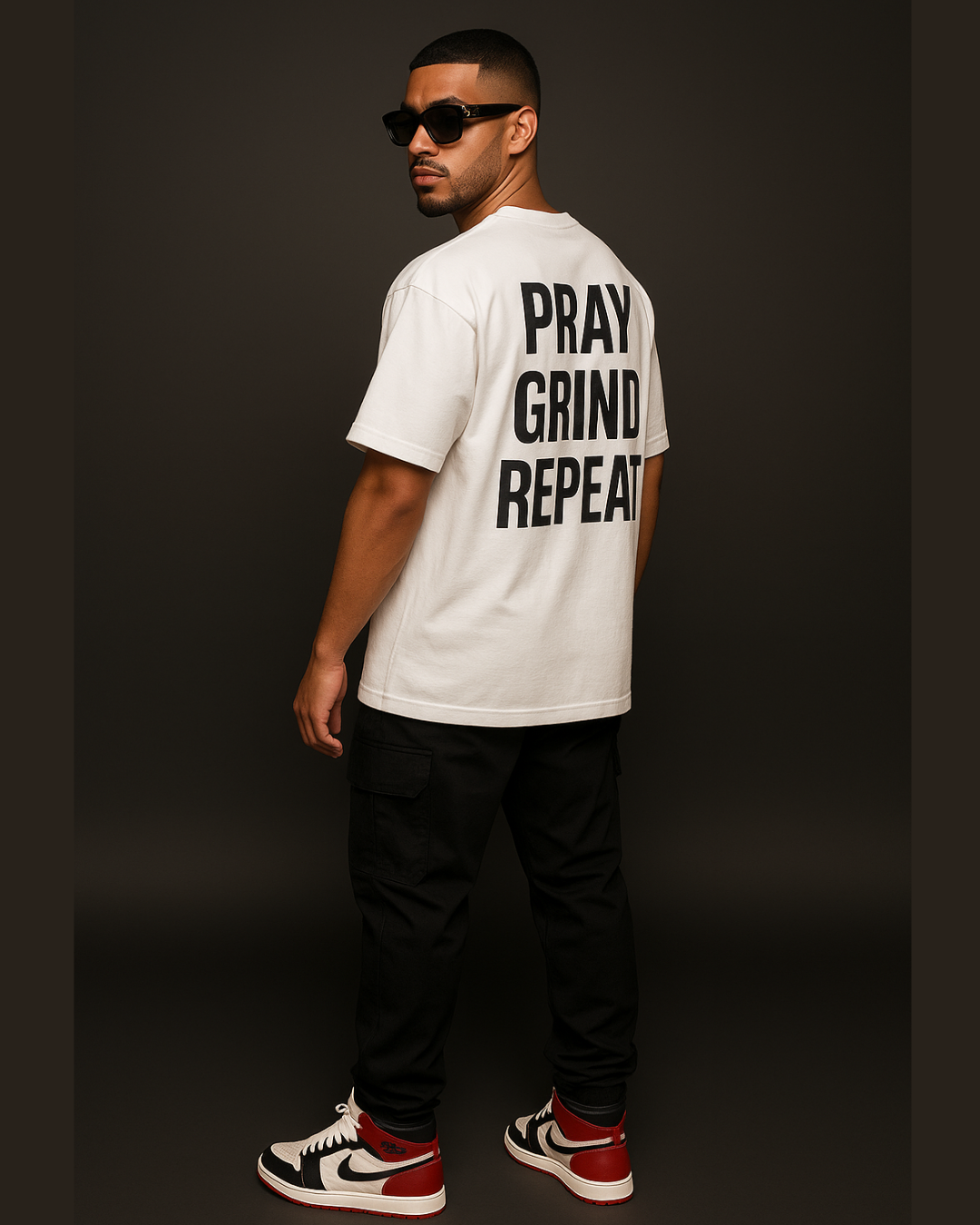 Pray Grind Repeat- BOLD T-Shirt - Concordia Style Boutique