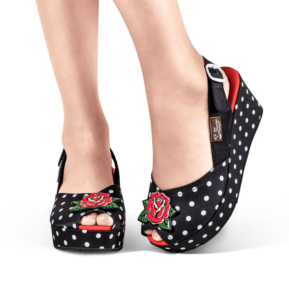 Chocolaticas® Rockabilly Women's Sandal - Concordia Style Boutique