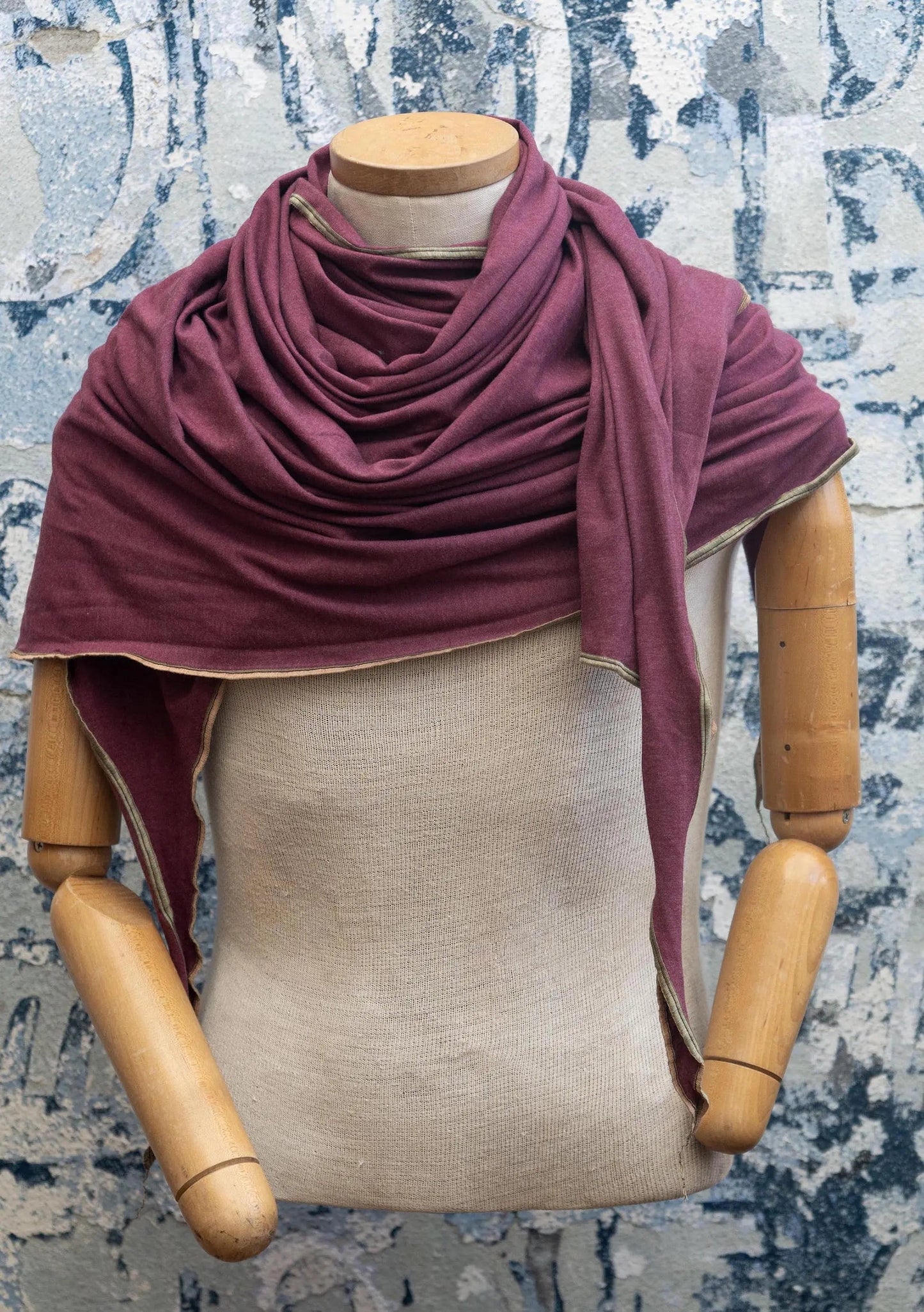 Mulberry Heathered Snuggles Scarf