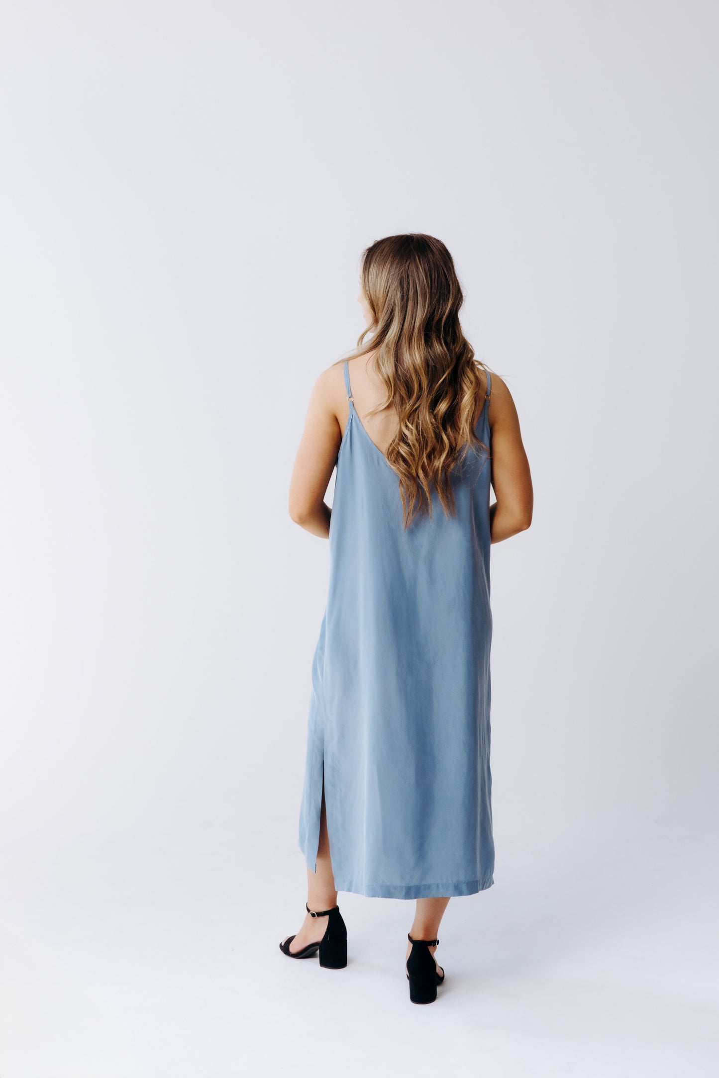 Washable Silk Midi Dress