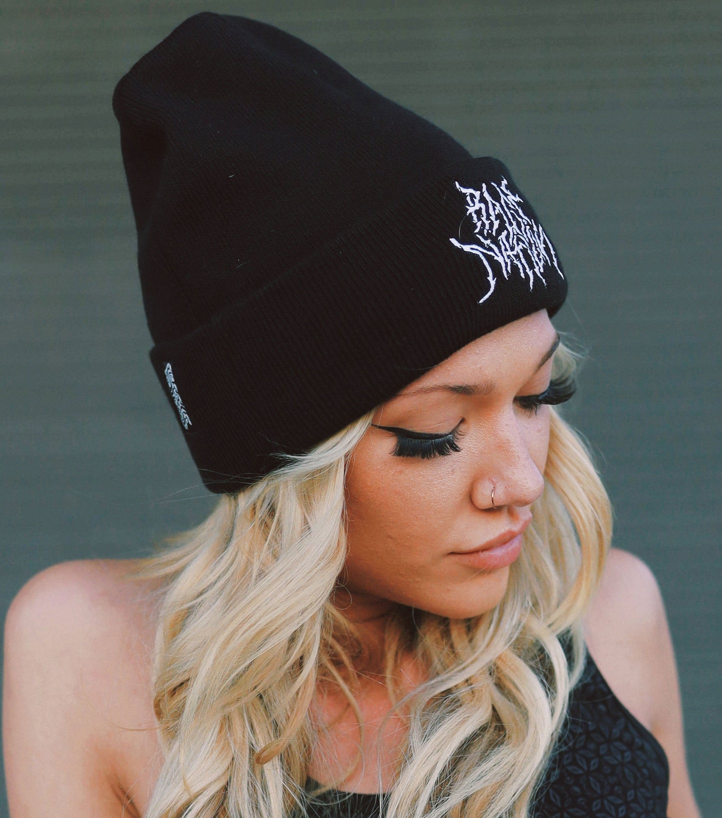END THE HATE V1 • Metal Logo Knit Beanie - Concordia Style Boutique