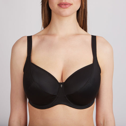 Bra Milavitsa 105910 - Underwired, Triple-Cup, Fixed Straps - Concordia Style Boutique