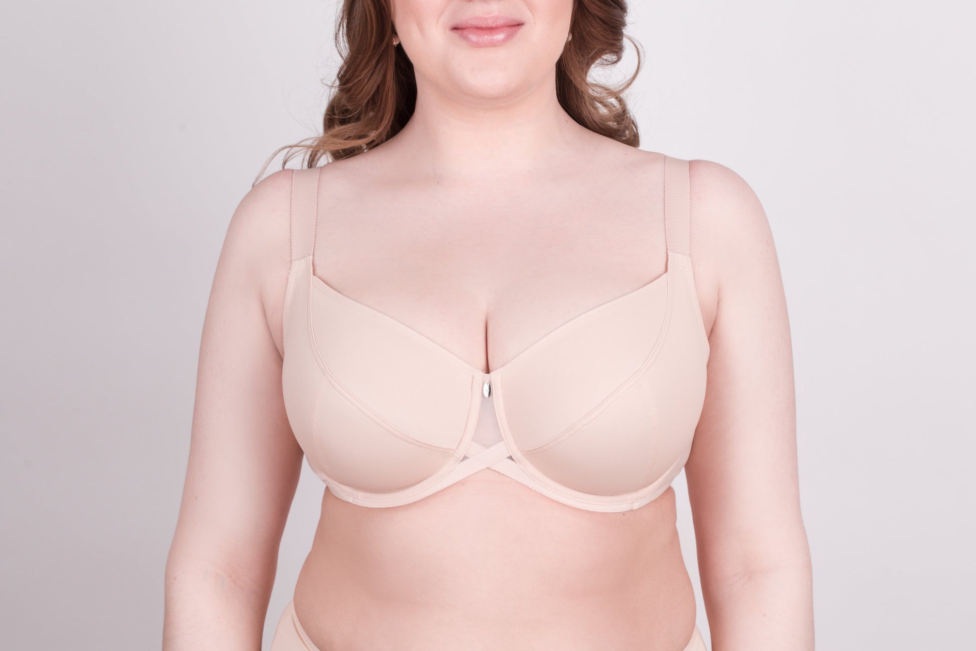 Bra Milavitsa 115910 - Elastic Knit, Underwired, Triple Diagonal Segment Cups - Concordia Style Boutique