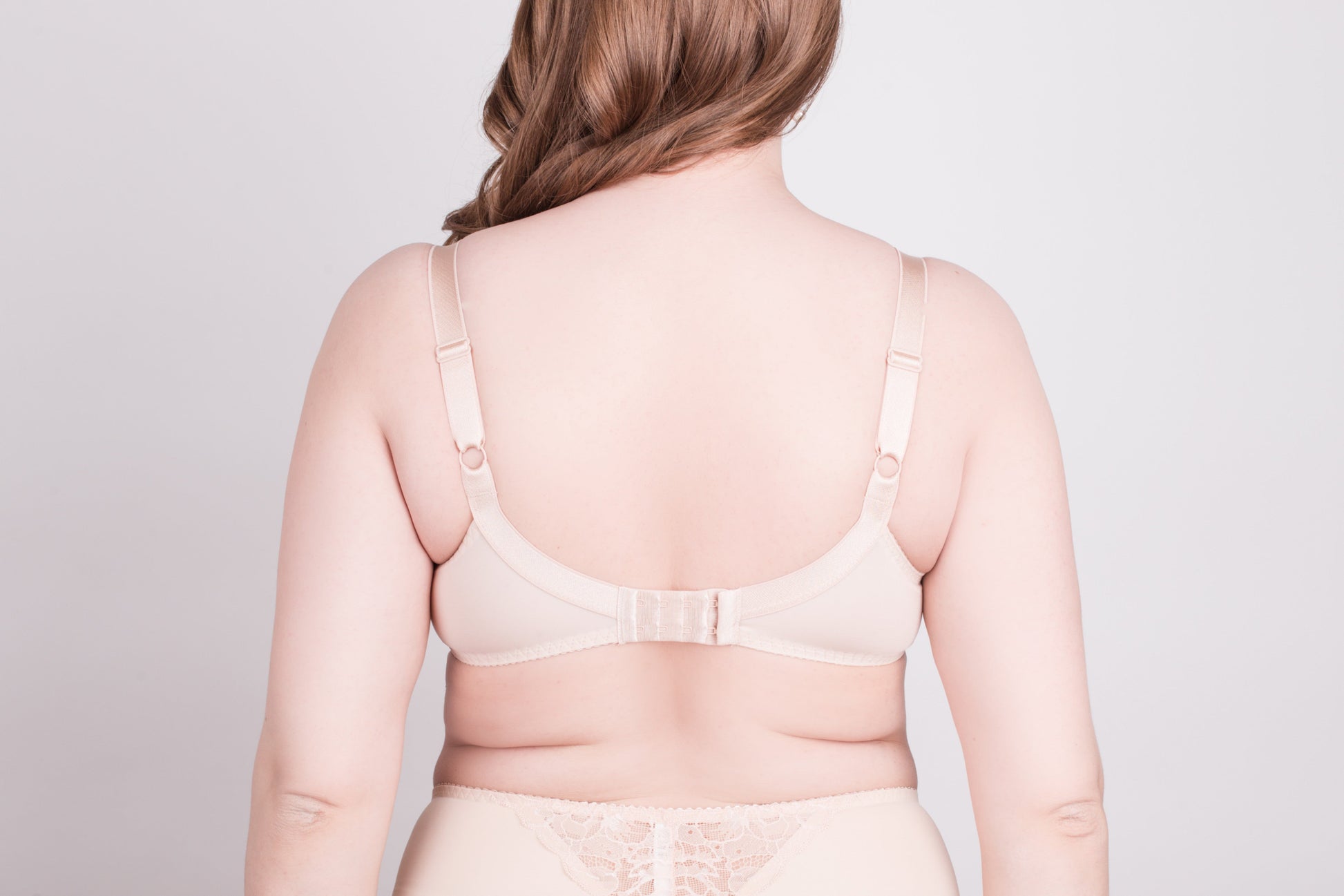 Bra Milavitsa 120151 - Elastic & Lace, Double-Segment Cups, Wide Straps - Concordia Style Boutique