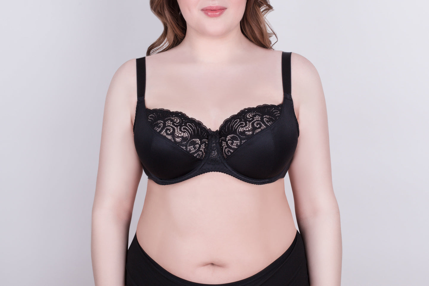 Bra Milavitsa 112830 - Elastic Lace, Underwired with Triple Segment Cups - Concordia Style Boutique
