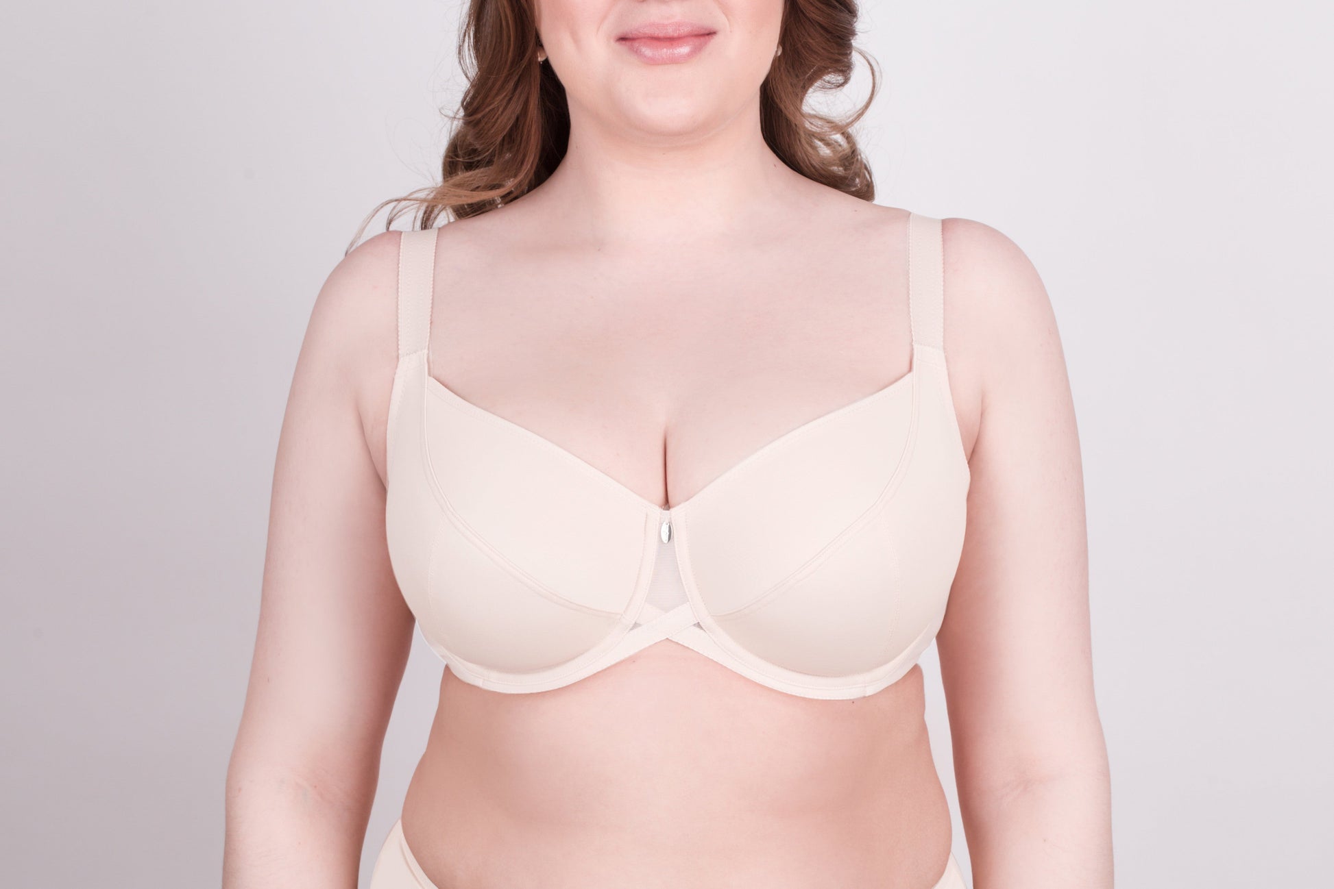 Bra Milavitsa 115910 - Elastic Knit, Underwired, Triple Diagonal Segment Cups - Concordia Style Boutique