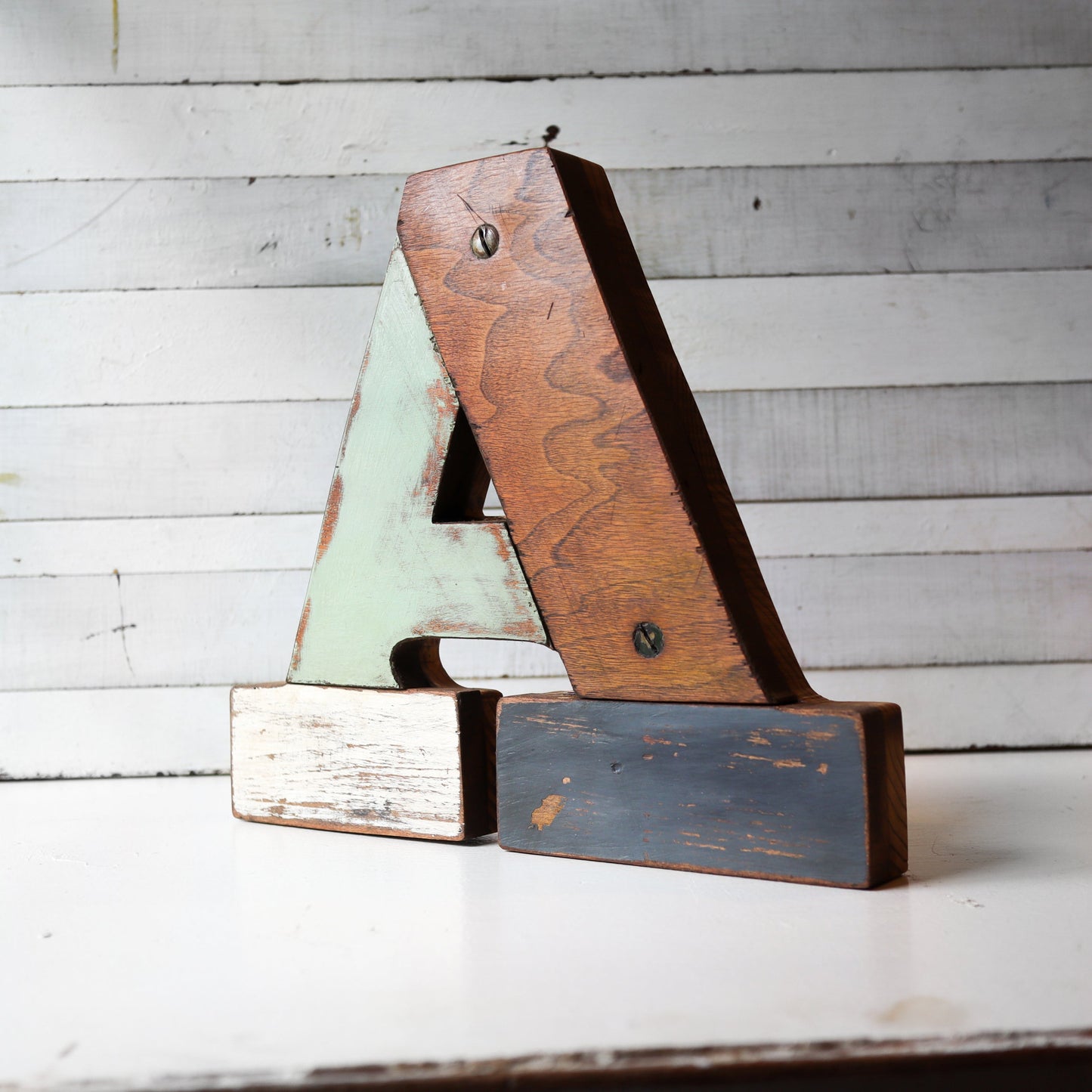 Reclaimed Wooden Letters
