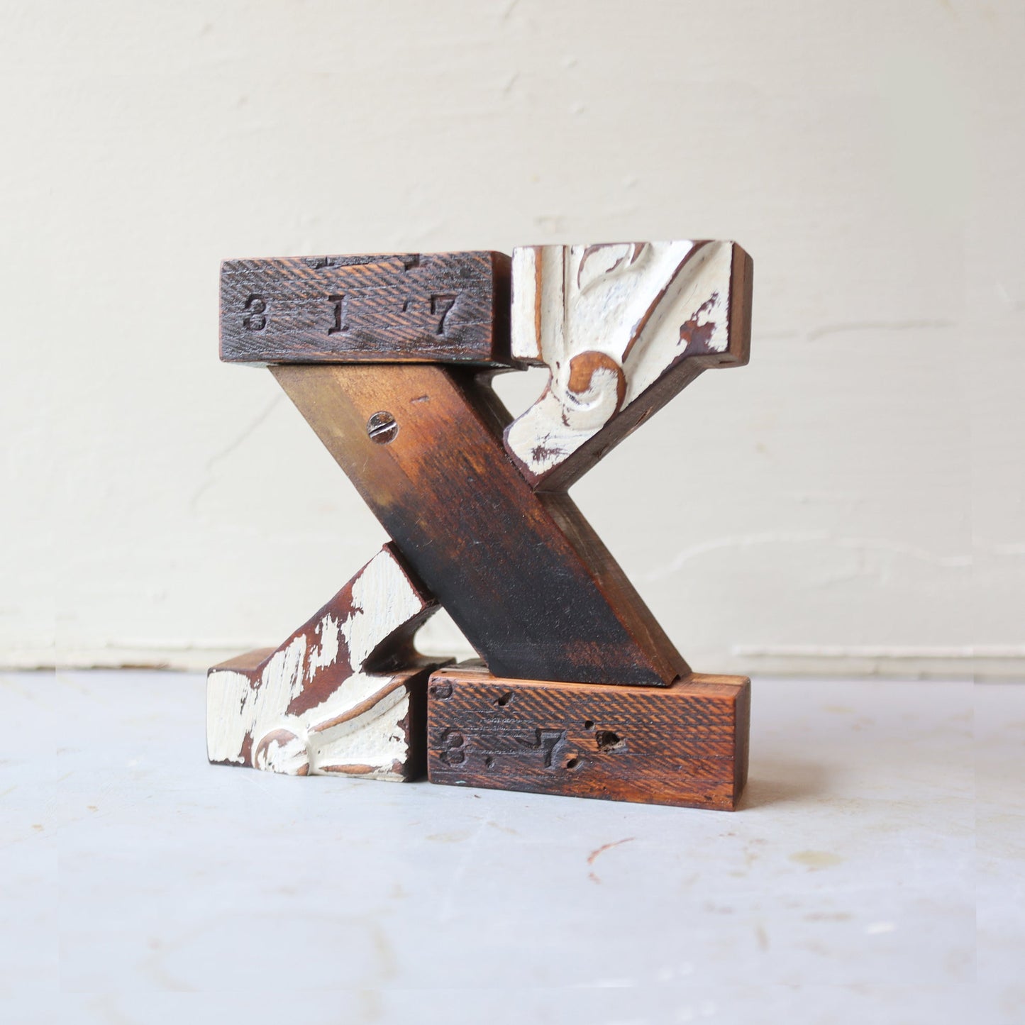 Reclaimed Wooden Letters