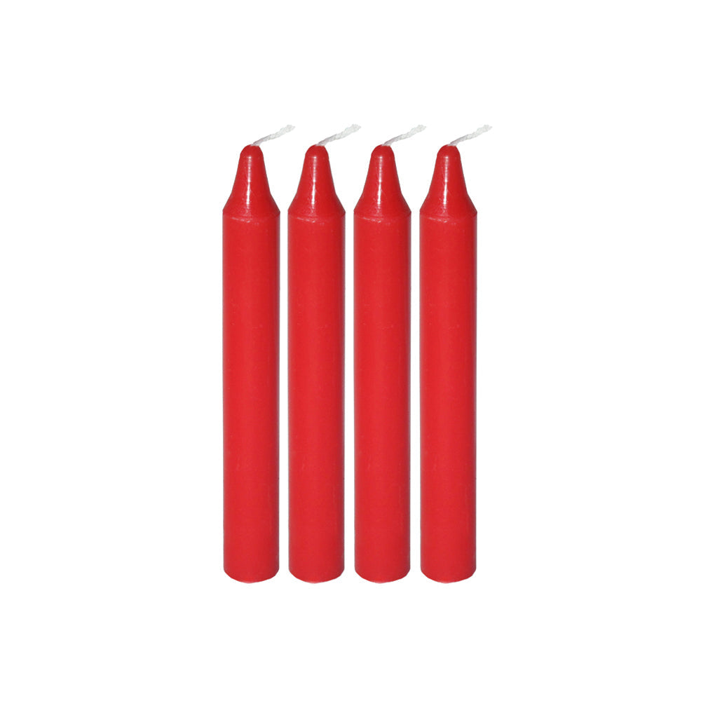 Mini Ritual Candle - Red (Set of 4) - Concordia Style Boutique