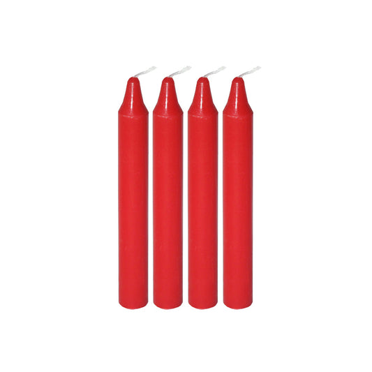 Mini Ritual Candle - Red (Set of 4) - Concordia Style Boutique