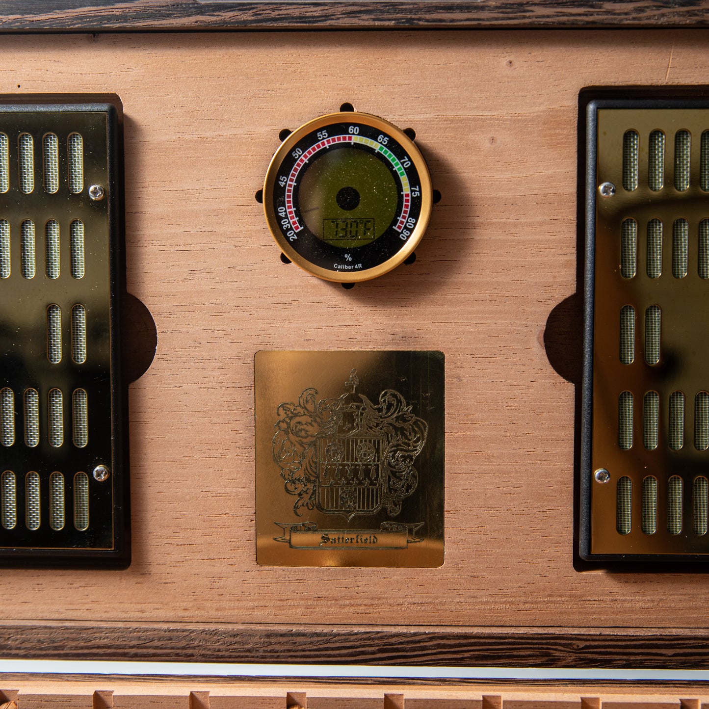 Cigar Humidor - Wenge with Spanish Cedar Lining - 80 Capacity