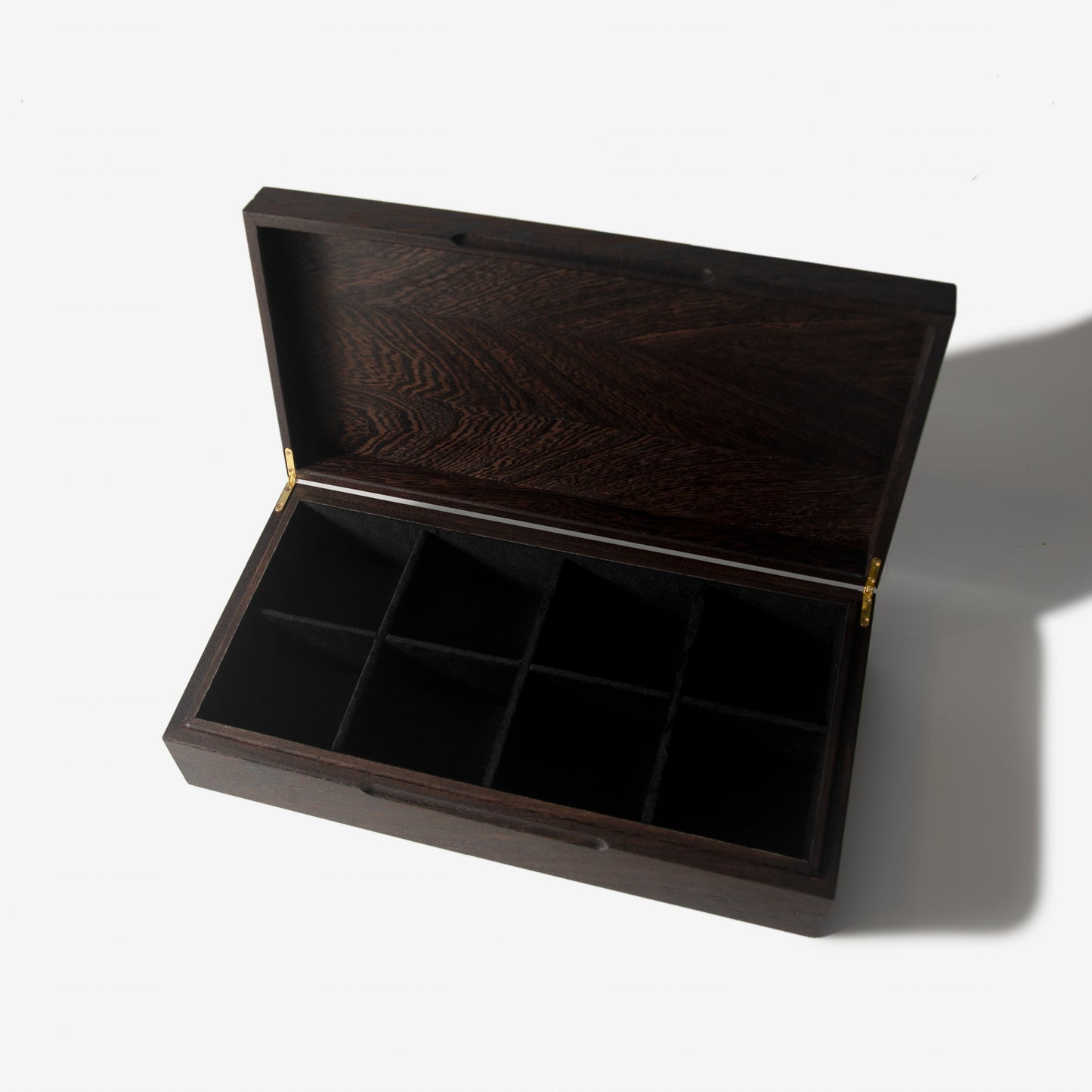 Watch Box - Wenge Hardwood - 8 Watch Compartments