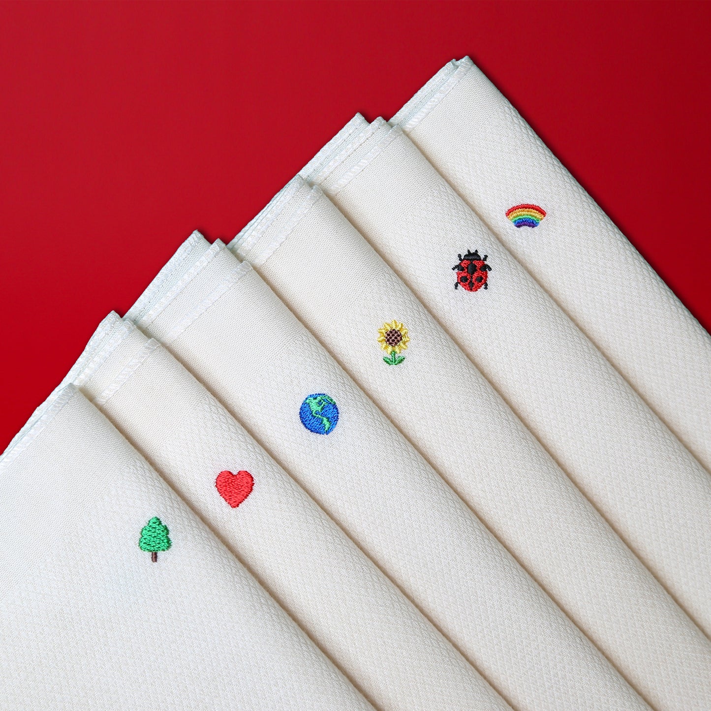 Our Extra-Soft, Extra-Sustainable Hanky with 🌎 Earth Embroidery