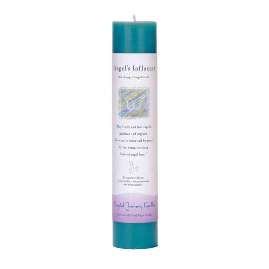 Reiki Herbal Pillar Candle Angels Influence - Concordia Style Boutique