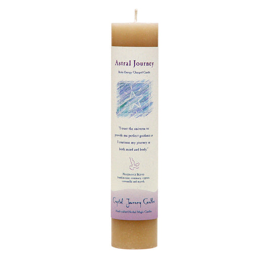Reiki Herbal Pillar Candle Astral Journey - Concordia Style Boutique