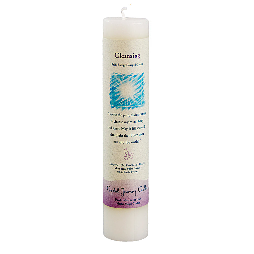 Reiki Herbal Pillar Candle Cleansing - Concordia Style Boutique