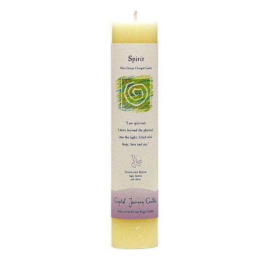 Reiki Herbal Pillar Candle Spirit - Concordia Style Boutique
