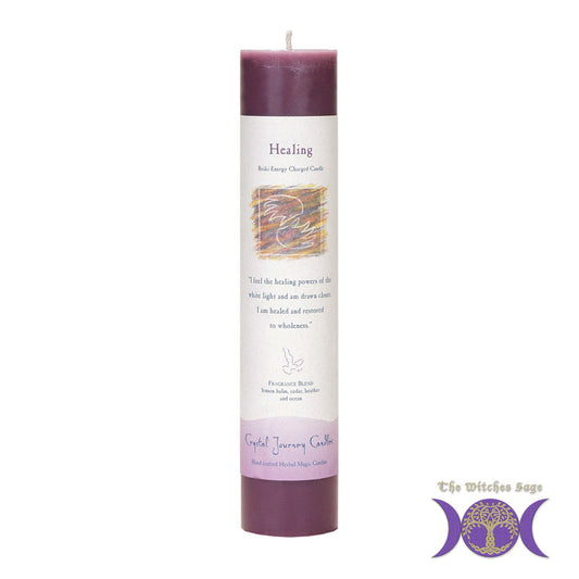 Reiki Herbal Pillar Candle Healing - Concordia Style Boutique