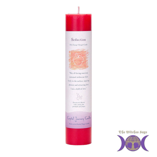 Reiki Herbal Pillar Candle Seduction - Concordia Style Boutique
