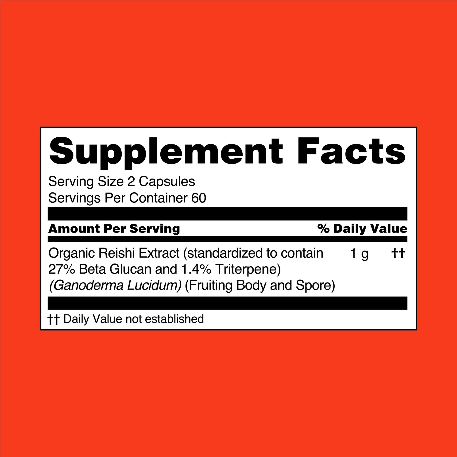 Reishi Mushroom Extract Capsules - Concordia Style Boutique