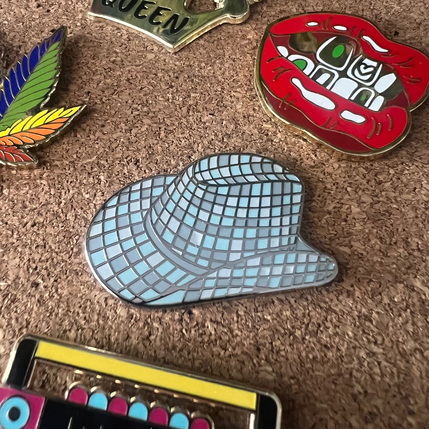 Disco Cowgirl Pin (Blank Card)