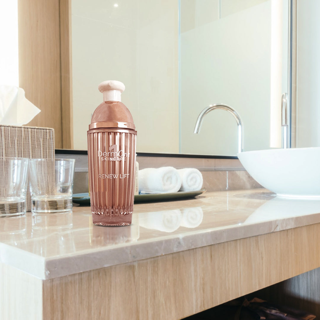 Derm #1 Renew Lift Serum - Instant Wrinkle and Bag Eraser with Peptides 0.5 fl oz