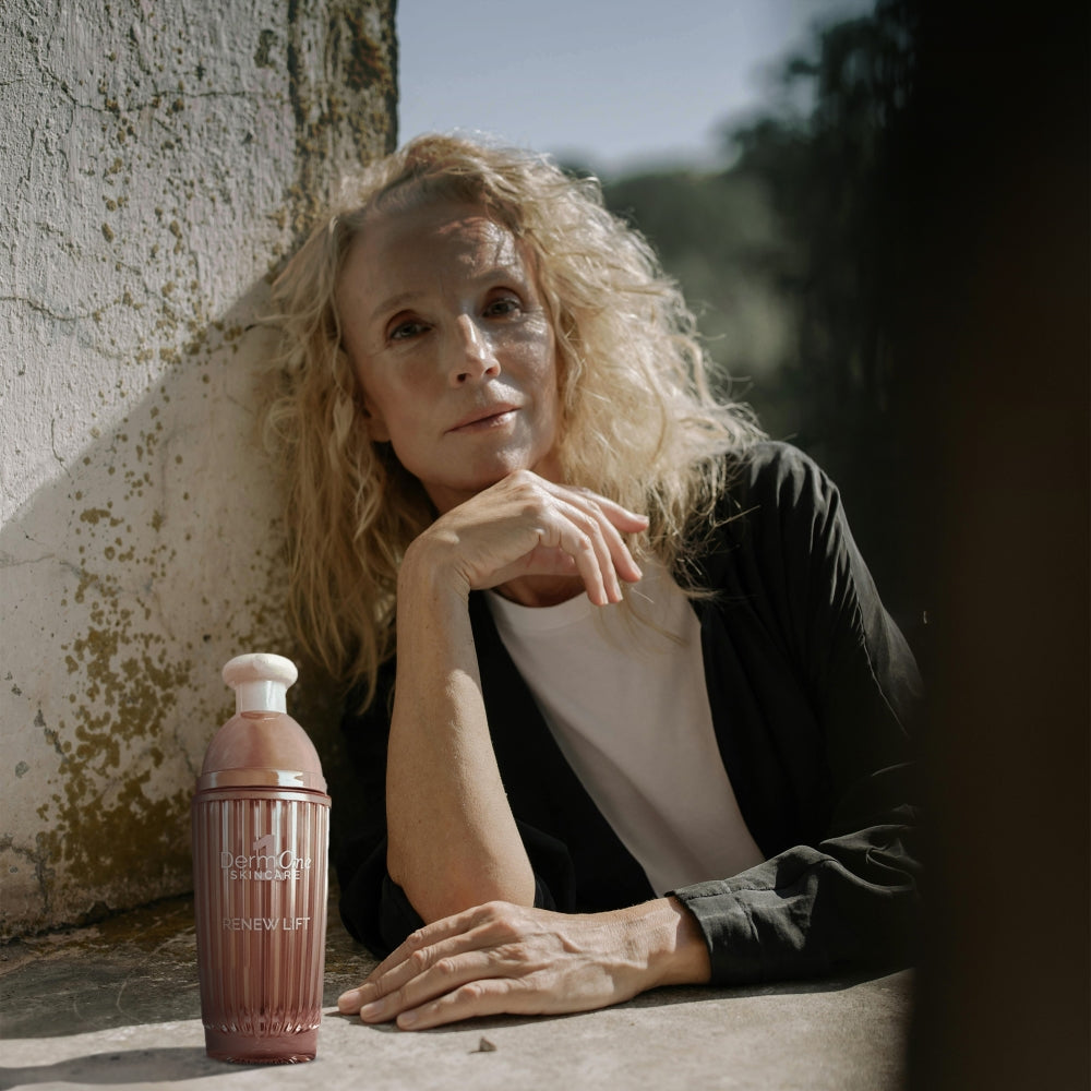 Derm #1 Renew Lift Serum - Instant Wrinkle and Bag Eraser with Peptides 0.5 fl oz