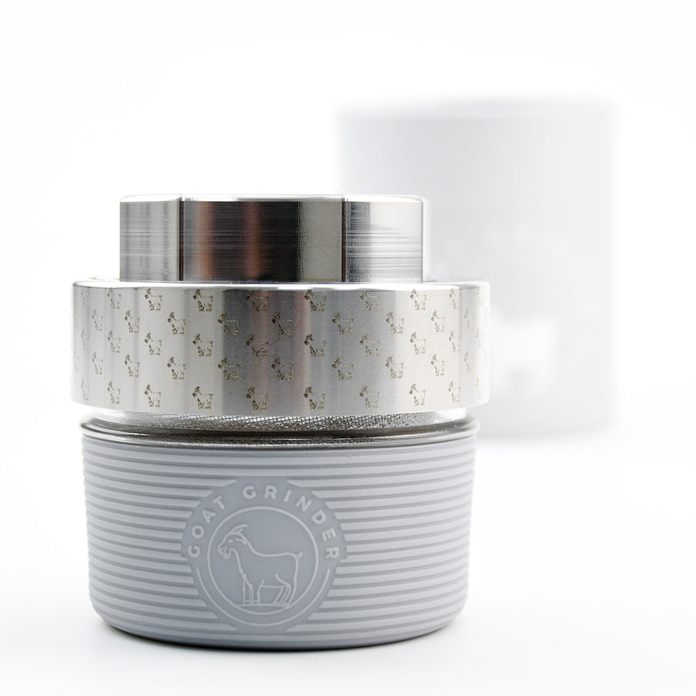 4 Piece Stainless Steel Herb Grinder | AITH v.I – OG - Repeat Pattern - Concordia Style Boutique