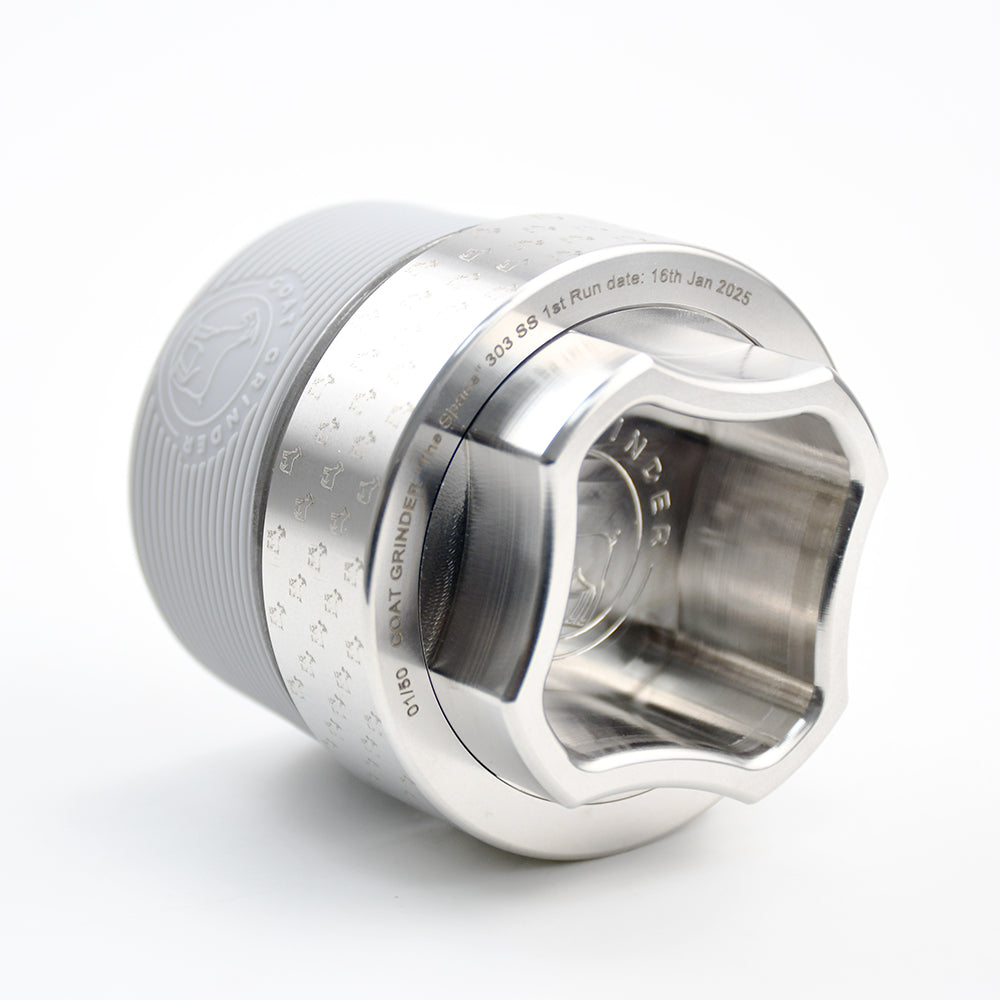 4 Piece Stainless Steel Herb Grinder | AITH v.I – OG - Repeat Pattern - Concordia Style Boutique