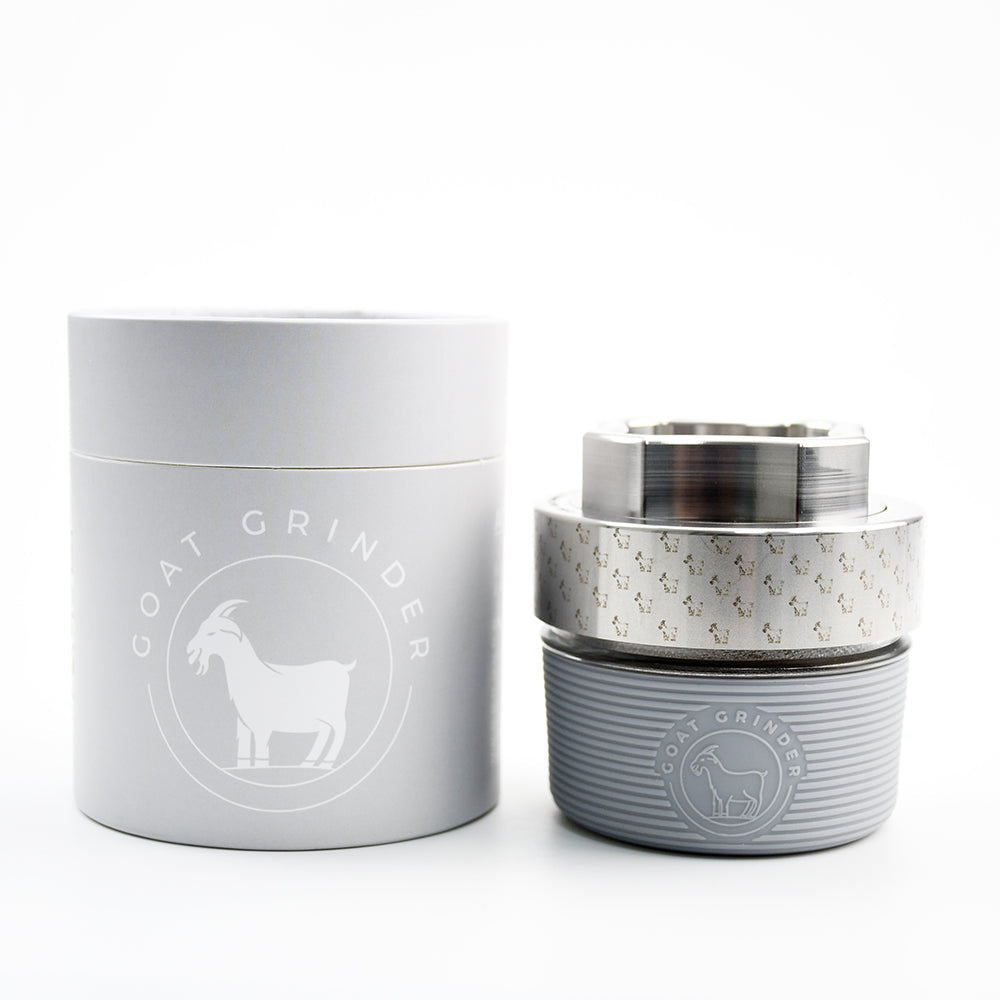 4 Piece Stainless Steel Herb Grinder | AITH v.I – OG - Repeat Pattern - Concordia Style Boutique
