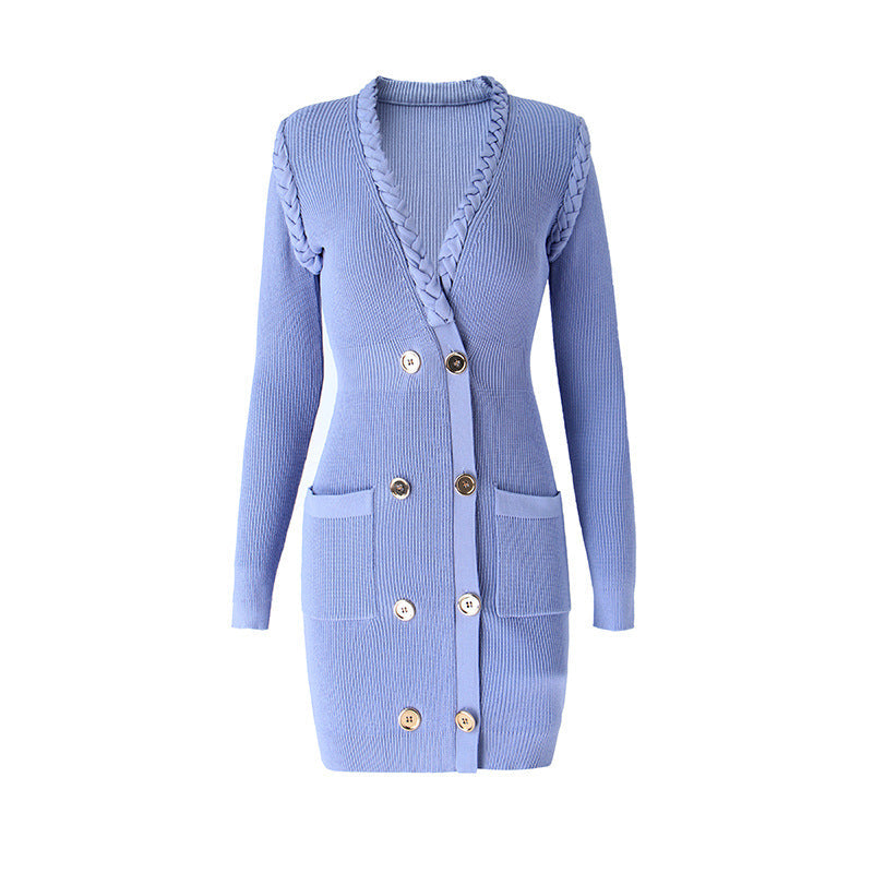 Retro Knitted Hepburn Dress For Women, Greenwich Village, BYMANYC New York.