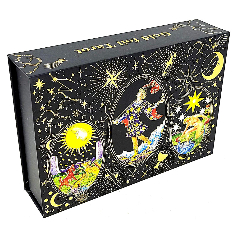 Rider-Waite Black Gold Foil Tarot Card Box Gift Set