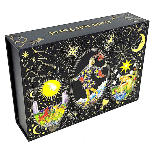 Rider-Waite Black Gold Foil Tarot Card Box Gift Set