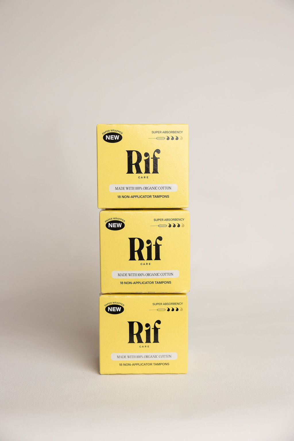 Organic Cotton Non-Applicator Tampons Super Absorbency - Concordia Style Boutique