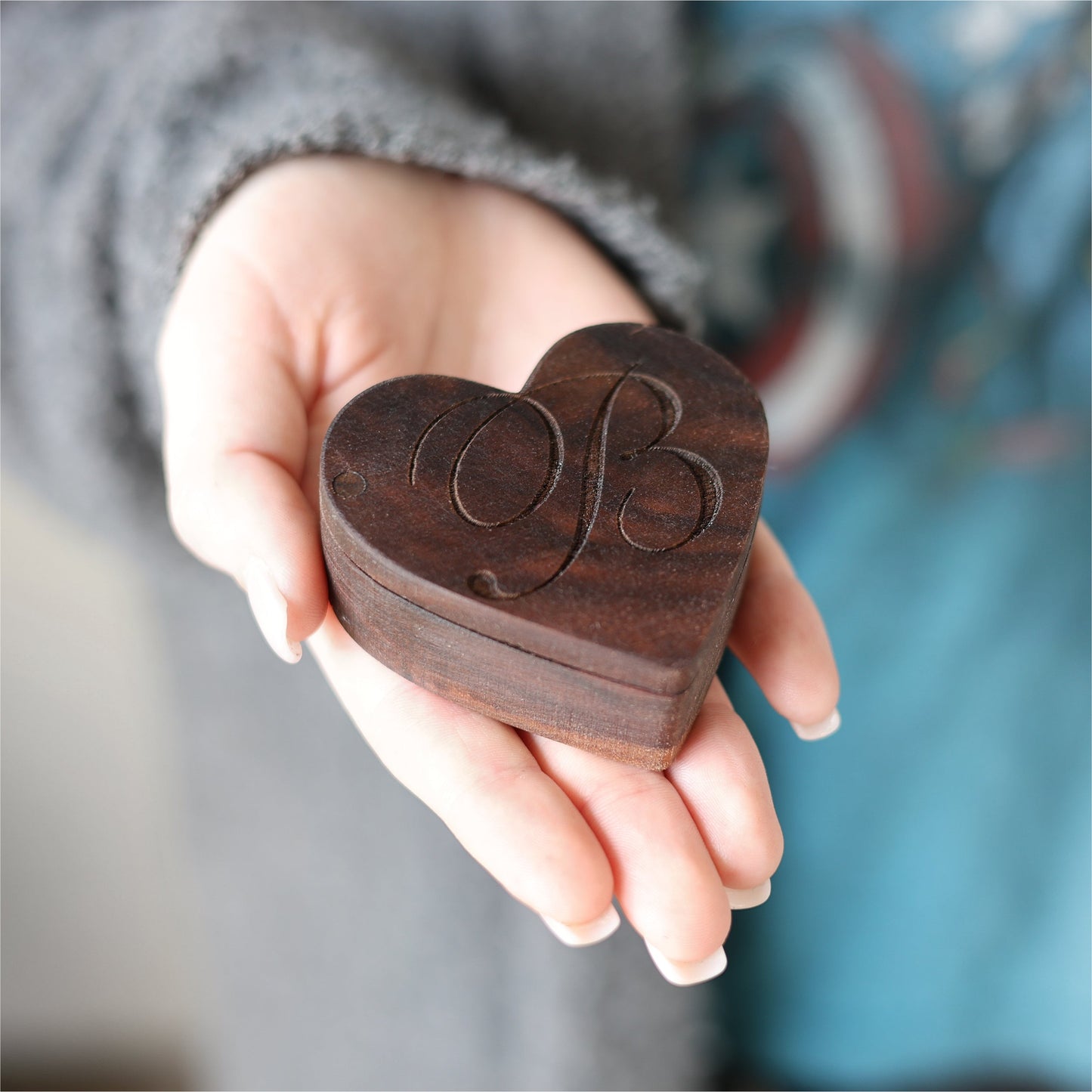 Heart-shaped Ring Boxes