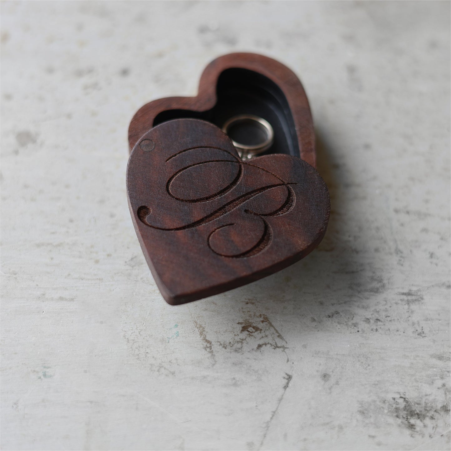 Heart-shaped Ring Boxes