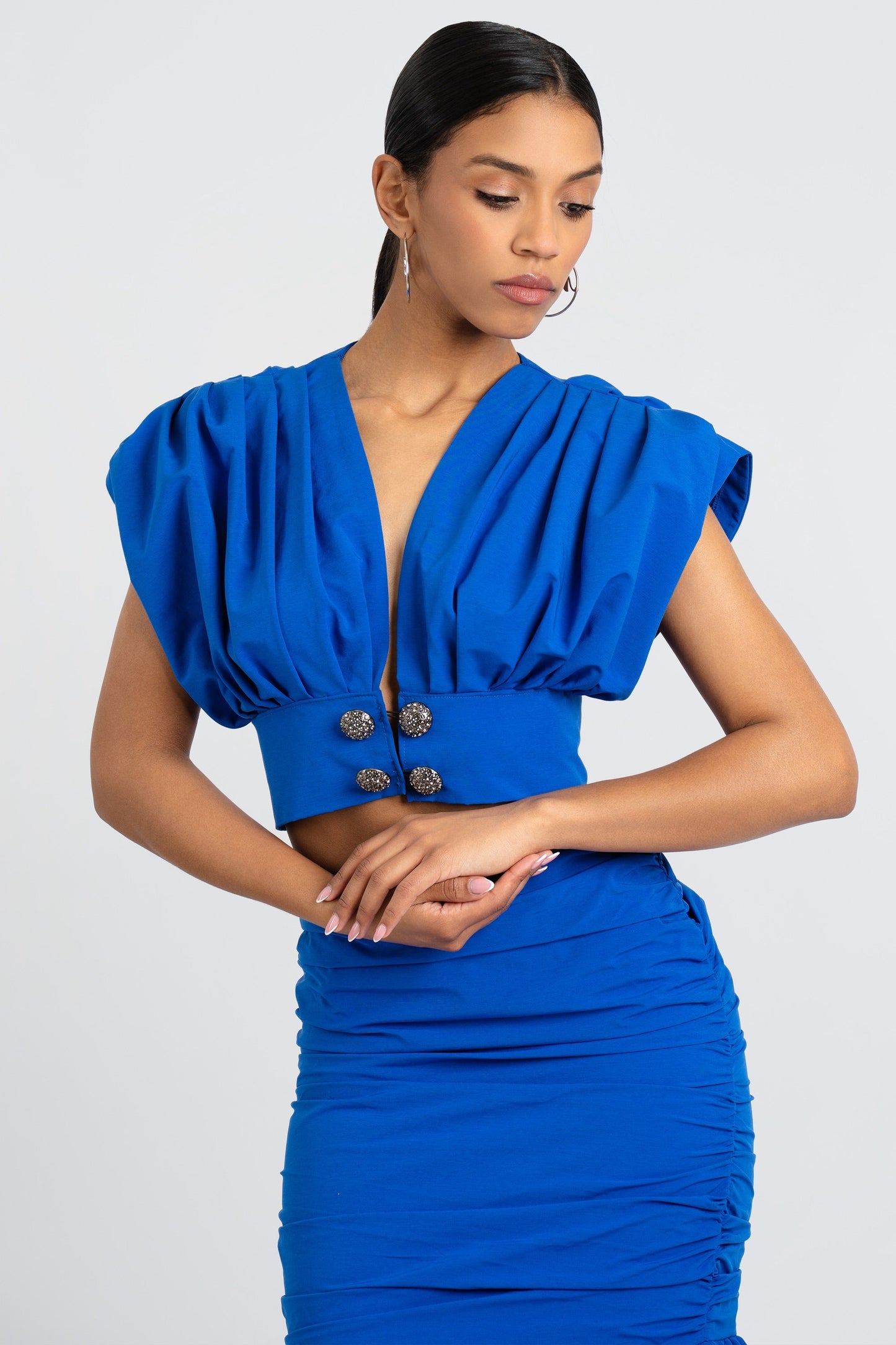 Rosalie Ruched Bubble Top