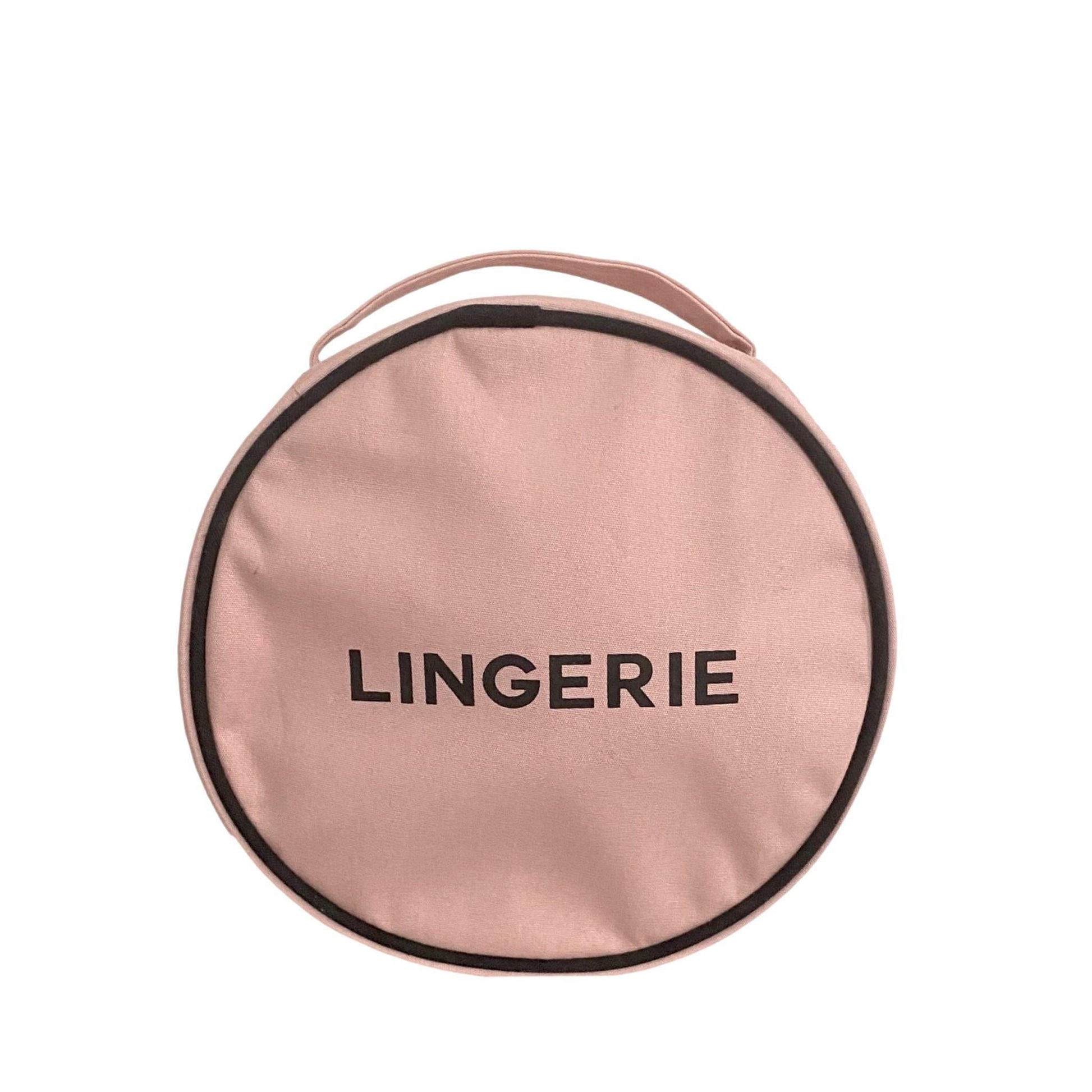 Round Lingerie Case, Pink/Blush - Concordia Style Boutique