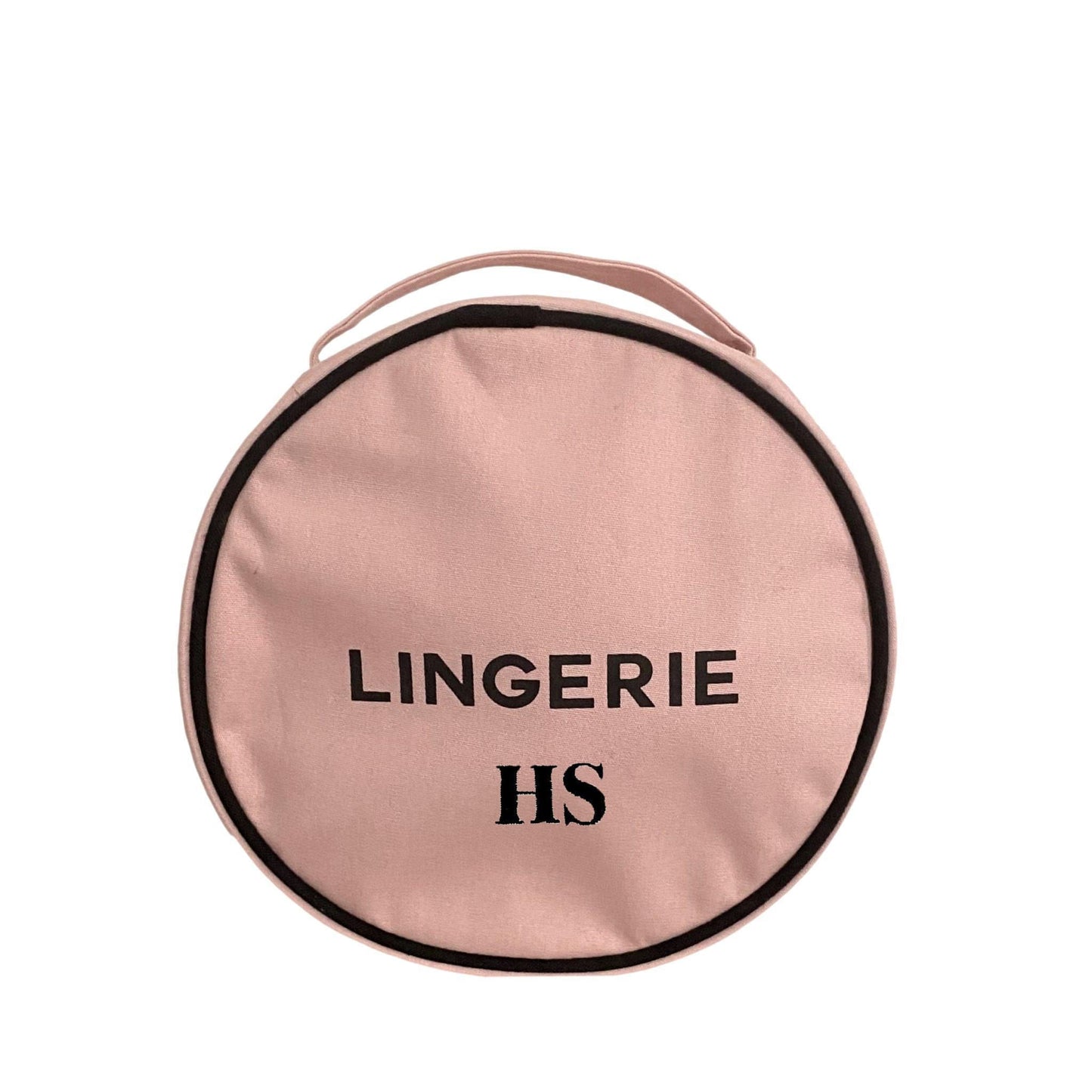 Round Lingerie Case, Pink/Blush - Concordia Style Boutique