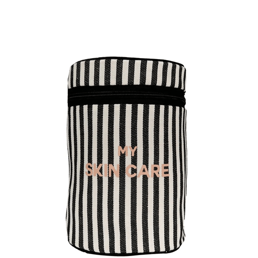 Round My Skin Care Case, Striped - Concordia Style Boutique